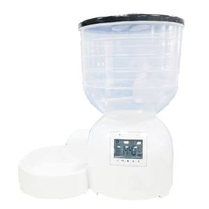 11L pengumpan hewan peliharaan otomatis mudah digunakan/dioperasikan oleh baterai Dispenser makanan anjing fitur rekaman suara pola Solid ramah lingkungan bergaya - Product Image 4