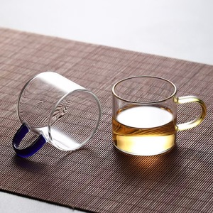 Set di 6 <span class=keywords><strong>Tazze</strong></span> Personalizzate <span class=keywords><strong>da</strong></span> 100ml, Piccole <span class=keywords><strong>Tazze</strong></span> <span class=keywords><strong>da</strong></span> Tè <span class=keywords><strong>Trasparenti</strong></span> con Manico Colorato, Tazzine <span class=keywords><strong>da</strong></span> Caffè in Vetro - Product Image 3