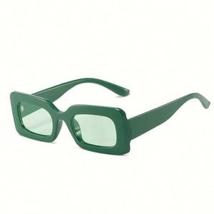 Gafas de Sol Cuadradas de Moda, Color Caramelo, Pequeñas y Rectangulares para Mujer - Product Image 6