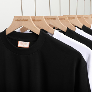T-shirt Unisex Oversize in Cotone Pesante Bianco con Collo Piccolo, Taglia USA Small, Personalizzabile con Collo <span class=keywords><strong>a</strong></span> <span class=keywords><strong>O</strong></span> - Product Image 3
