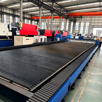 Machine de découpe laser fibre CNC 12KW 20KW 30KW à portique sur rail au sol 13035 8025, machine de découpe laser automatique grand format pour métaux