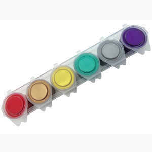 Tidak beracun set cat akrilik 15ML 6 Strip, pot DIY cat akrilik berbasis air mainan pasta kreatif grosir cat akrilik - Product Image 1