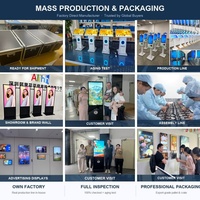 21,5-дюймовый цифровой рекламный дисплей-постер с эффектом 3D без очков, LCD-видеоплеер для метро, стереоскопический эффект для промоакций