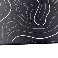 Gaming Desk Mat for Keyboard Mouse Pad Hot Sell Design Computer Game Mat Waterproof Black White