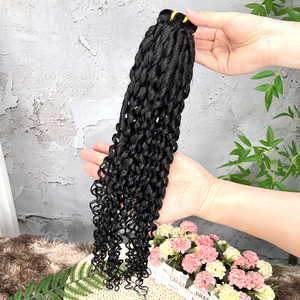 Venta al por mayor de extensiones de cabello humano virgen vietnamita rizado de grado 12A, paquetes de cabello rizado Pixie, proveedor de tramas de cabello. - Product Image 5