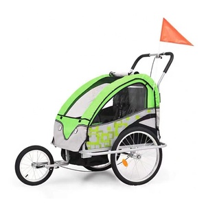 Remolque de bicicleta plegable resistente al aire libre para niños - Product Image 3