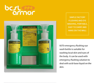 Estación <span class=keywords><strong>de</strong></span> Protección Ocular <span class=keywords><strong>de</strong></span> <span class=keywords><strong>Emergencia</strong></span> Portátil para Montar en la Pared, <span class=keywords><strong>Botella</strong></span> <span class=keywords><strong>de</strong></span> Repuesto Doble Vacía <span class=keywords><strong>de</strong></span> 500 ml para Lavado <span class=keywords><strong>de</strong></span> Ojos con Kit <span class=keywords><strong>de</strong></span> Marco <span class=keywords><strong>de</strong></span> PC - Product Image 3