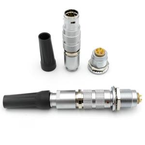 Connecteur de câble <span class=keywords><strong>circulaire</strong></span> métallique étanche à 5 broches mâle-femelle à verrouillage automatique <span class=keywords><strong>CIE</strong></span> TGG ZGG 14A - Product Image 2