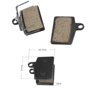 Plaquettes de frein à disque semi-métalliques ULIP, plaquettes de frein, revêtement en résine durable, friction métallique pour scooters, vélos, VTT, NUTT Zero, SHIMANO - Product Image 5