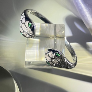 Hot hình con rắn mở-on Bangle cô gái cá nhân Vòng đeo tay - Product Image 4