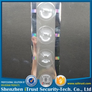 Film de gaufrage holographique 3D en rouleau, transparent/coloré, en matériau PET, pour application sur papier - Product Image 2