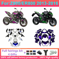 Kit de carénage complet moulé par injection pour moto, compatible Z800 Z 800 Er800 2013 2014 2015 2016, kits de carénages Zxmt Z800/er800