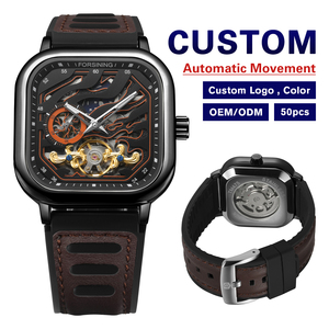 <span class=keywords><strong>Montre</strong></span> de sport automatique <span class=keywords><strong>tourbillon</strong></span> neuve 41 mm, bracelet en cuir analogique, étanche, réserve de marche, luxe pour homme - Product Image 1