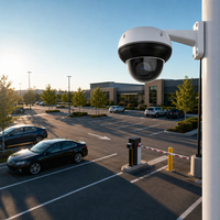 Caméra PTZ dôme extérieure WiFi 5MP avec boîtier ABS étanche et vision nocturne IR