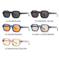Lunettes de soleil carrées à petite monture UV400, nouvelle collection 2026, style européen et américain, minimalistes, tendance, unisexe