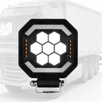 Nouvelle lampe de travail LED multifonctionnelle, lumière d'avertissement ambre, feu de position, lampe latérale, ECE R65 R10 R148 CE UKCA ROHS SAE J595