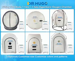 DR.HUGO Rejuven H200 Nuevas Cápsulas Hiperbáricas de 2 ATA, Cámaras Hiperbáricas para la Curación de Heridas, Cámara de Oxígeno Hiperbárico Portátil de 2 ATA - Product Image 6