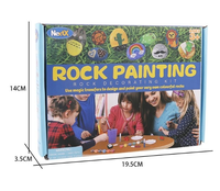 Bricolage créatif pour enfants pierres et galets peints graffiti peint à la main ensemble peinture pierre ensemble 33 pièces