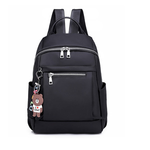 Moda impermeabile nero oxfoftravelric borse da scuola zaino USB e auricolare porta borse da scuola per ragazze adolescenti college - Product Image 2