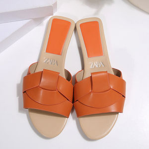 Ciabatte <span class=keywords><strong>donna</strong></span> <span class=keywords><strong>donna</strong></span> moda esterna moda esterna Design croce punta aperta sempreverde gomma taglie forti <span class=keywords><strong>donna</strong></span> scarpe basse Slip-on - Product Image 5