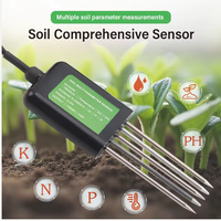 Capteur de sol NPK intelligent 7-en-1 en plastique avec interface USB |   Analyseur de précision EC, pH, température et humidité pour l'agriculture (OEM) Marque TONY