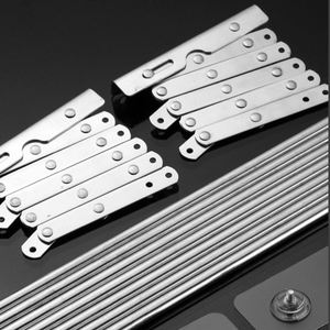 Barre porte-serviettes murale pliable et extensible en acier inoxydable pour salle de bain d'hôtel, douche, avec fonction échelle et support de rangement - Product Image 2