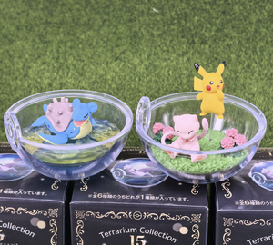 Collezione Terrarium Pokemoned Re-ment 15 Pezzi Lapras Charizard Mew Mewtwo Venusaur <span class=keywords><strong>Blastoise</strong></span> Figurine in PVC Scatola Sorpresa per Bambini - Product Image 4
