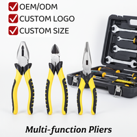 Outils multifonctionnels, pinces coupantes diagonales universelles, pinces coupantes pour électriciens de niveau professionnel, pinces à bec long