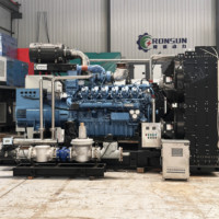 Groupe électrogène à gaz super silencieux de 800 kW, moteur Weichai Baudouin, gaz de biomasse, gaz naturel, GNC, GNL, biogaz, GPL, gaz synthétique, méthane, propane