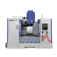 Centre d'usinage vertical CNC automatique VMC1270, machine de traitement des métaux de haute précision, solution industrielle