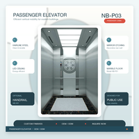 Ascenseur Commercial Sans Machine pour Passagers 800kg 1000kg – Fournisseur pour Projets de Construction de Bureaux
