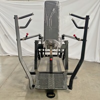 Machine de musculation pour la poitrine assise réglable à charge de plaques, best-seller, entraînement des jambes, construction en acier pour salle de sport commerciale