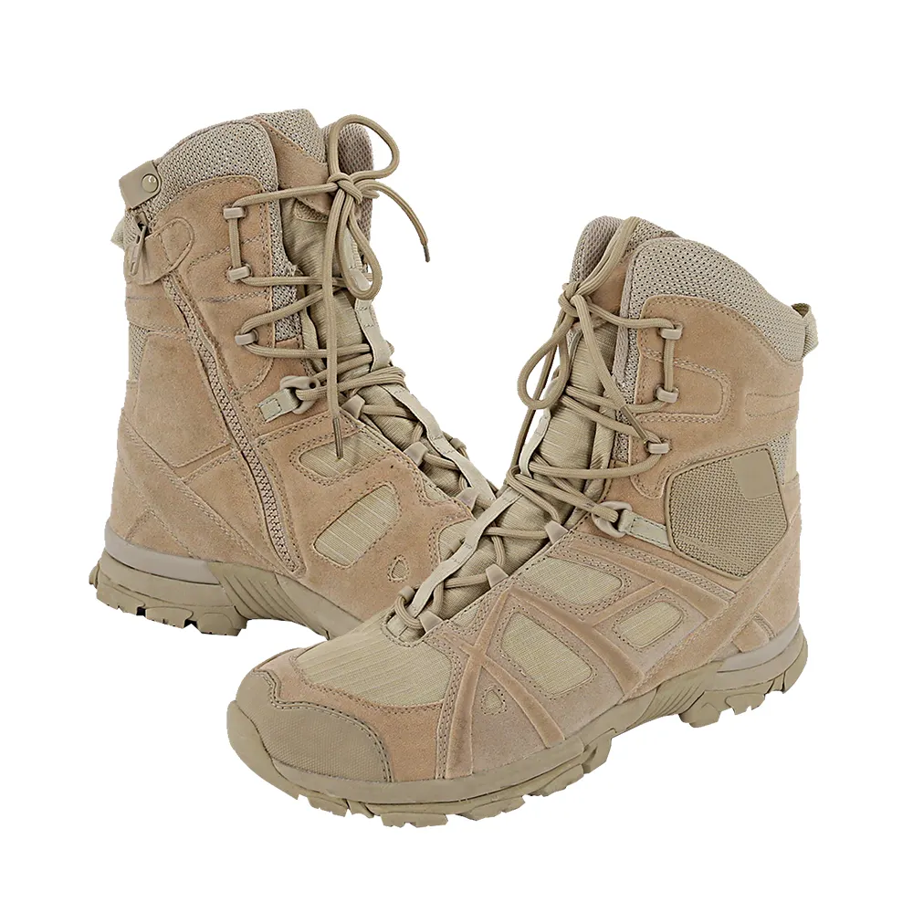 Doublesafe Bottes du désert personnalisées Hommes Chaussures tactiques d'entraînement du désert pour hommes Bottes du désert Chaussures noires imperméables