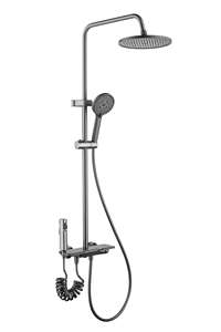 Offre Spéciale d'Europe et d'Amérique Chrome Robinet de douche à jet de pluie à poignée unique Valve en céramique en laiton de haute qualité - Product Image 2