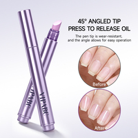VIPABC 922+983 – Stylo d'essence pour ongles personnalisé en gros, huile réparatrice pour cuticules, traitement hydratant aux extraits végétaux, rose pour les ongles