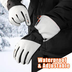 Gants de ski chauffants USB rechargeables Wasoto pour femmes/hommes avec batterie électrique, gants de <span class=keywords><strong>moto</strong></span> pour les mains atteintes d'arthrite - Product Image 5