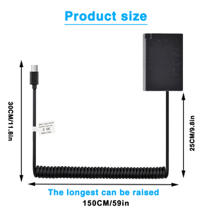 Batterie factice LP-E17 LPE17 E17 avec port Type-C pour appareils photo <span class=keywords><strong>Canon</strong></span> <span class=keywords><strong>EOS</strong></span> 77D 750D <span class=keywords><strong>760D</strong></span> 8000D M3 M5 M6 Rebel T6i T6s Kiss X8i 200D 800D - Product Image 4