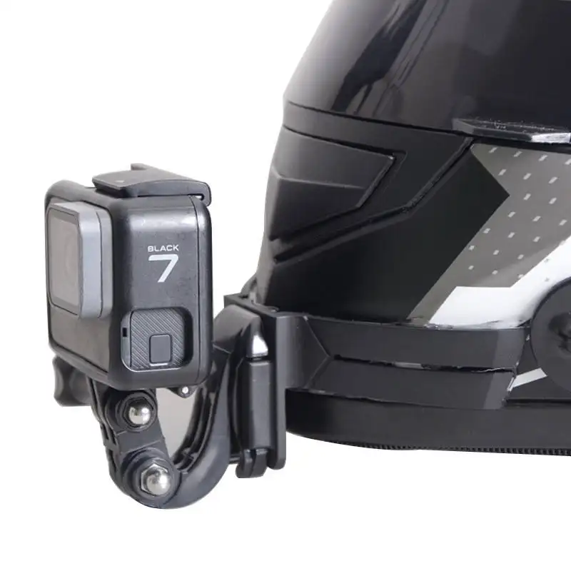 HONGDAK Motorradhelm Kinnständerhalter für GoPro Hero 7 8 9 10 11 schwarz DJI Action Kamera