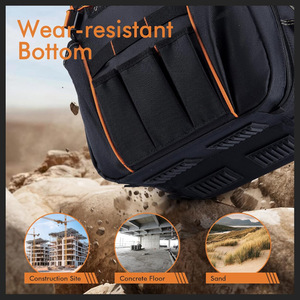 Mochila de Herramientas para Electricista de Alta Resistencia con Cierre de Cremallera para Electricistas, Técnicos de Reparación, Trabajo Industrial y de Construcción - Product Image 5