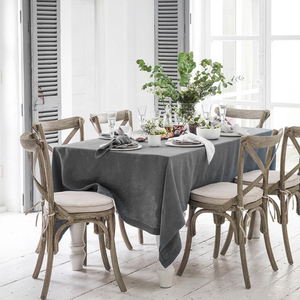 Nappe carrée jetable en lin pur tissé sur mesure pour la maison ou les mariages, style vintage violet (couleurs mélangées) - Product Image 2