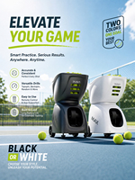 Máquina de Tenis Inteligente PT-MAX C, Lanzador de Pelotas de Pádel con Múltiples Ejercicios, Alimentador Automático, Control Remoto y Aplicación para Exteriores