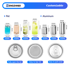 HENGZHI in acciaio inox Fast Sealing Cafe può sigillare Onebutton operazione per animali domestici lattine di alluminio macchina di sigillatura automatica - Product Image 2