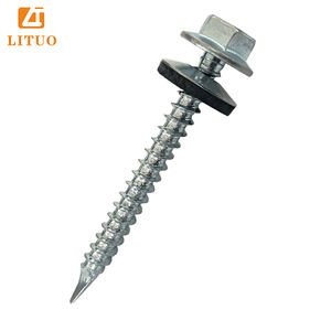 Tornillos Autorroscantes para Techo de Alta Calidad con Punta de Espada y Cabeza Hexagonal con Arandela de Metal-EPDM, Tornillos de Cabeza Hexagonal con Punta Afilada de Venta Caliente - Product Image 5