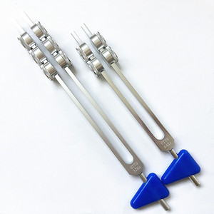 Venta directa de fábrica de diapasones de aleación de aluminio de 64 Hz, 64 diapasones con martillos de afinación, silicona triangular - Product Image 3