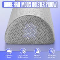 Coussin Ergonomique en Mousse à Mémoire de Forme pour les Jambes – Confortable, Respirant, en Forme de Cale – Soulage la Sciatique et les Douleurs Dorsales – Idéal pour la Récupération à Domicile