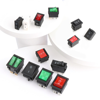 2/4/6ピン6A 16A 250V 10*15/15*21/25 * 31mmロッカースイッチ10x15/15x 21/25x 31mm kcd1 kcd2 kcd3 kcd4PCBトグルボートロッカースイッチ