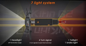 Scooter KuKirin G2 2026 Aprobado por la DGT, Batería de Larga Duración, Plegable y Compacto, para Reparto y Patrullaje de Propiedades - Product Image 6