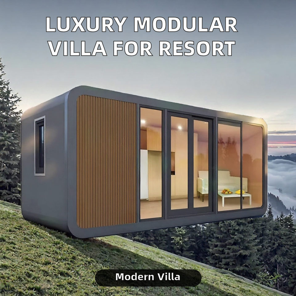 Updated Modular Home Luxury Modern Modular Prefab Villa Home for Mountain Retreat Scenic ...