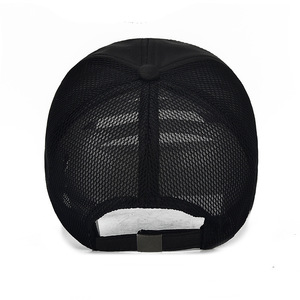 Chinese Fishing Trucker Cap Black Mesh Breathable Waterproof Unisex Outdoor Sun Protection Hat - Product Image 3