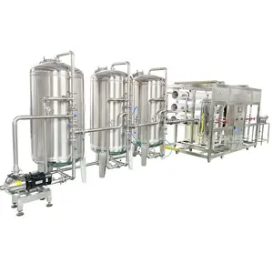 6000L/H Máquina de purificación RO industrial Filtros de ósmosis inversa Sistema de tratamiento de agua